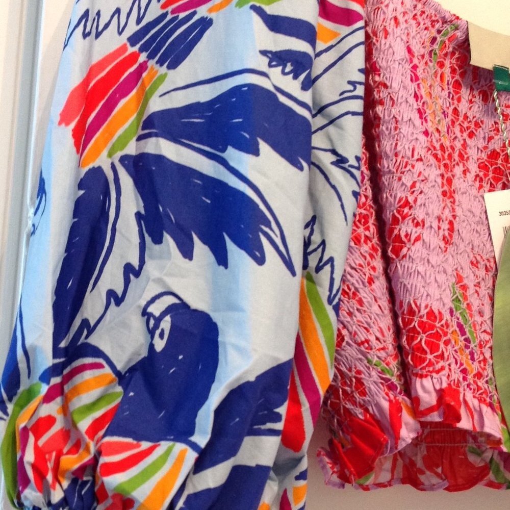 FARM Rio Mixed Color Birds Crop Top - Picture 10 of 14